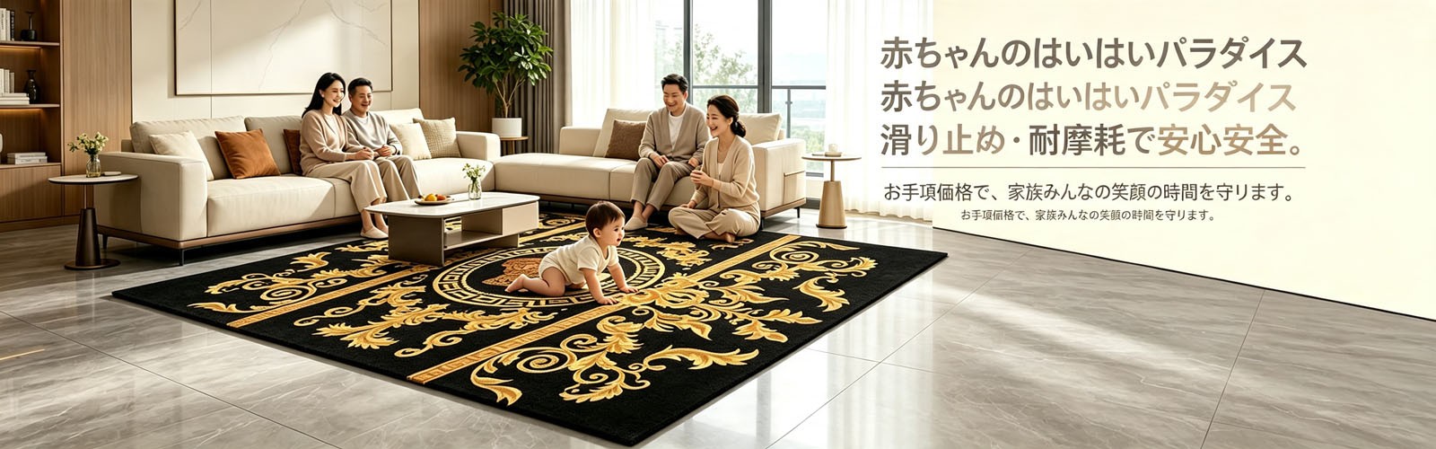 ヴェルサーチ カーペットバロッコ柄 魅力 ラグカーペット 部屋に合わせやすい 高品質 VERSACE 室内 玄関マット バスマット フロア敷物 豪華 北欧風