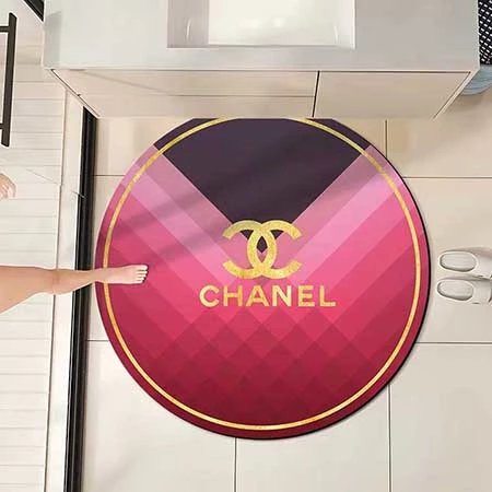 chanel 絨毯 円形