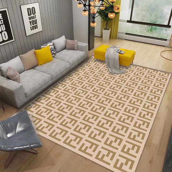 Fendi カーペット，フェンディ マット，フェンディ新作カーペット，6 色展開マット，F ロゴカーペット，高品質フランネルカーペット，五八間サイズカーペット