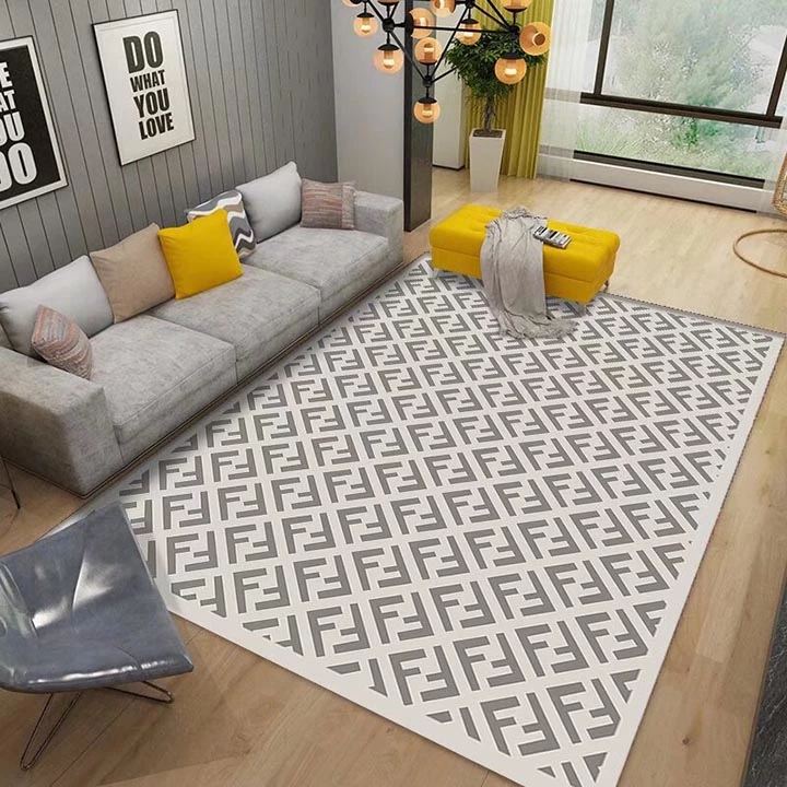 Fendi カーペット，フェンディ マット，フェンディ新作カーペット，6 色展開マット，F ロゴカーペット，高品質フランネルカーペット，五八間サイズカーペット
