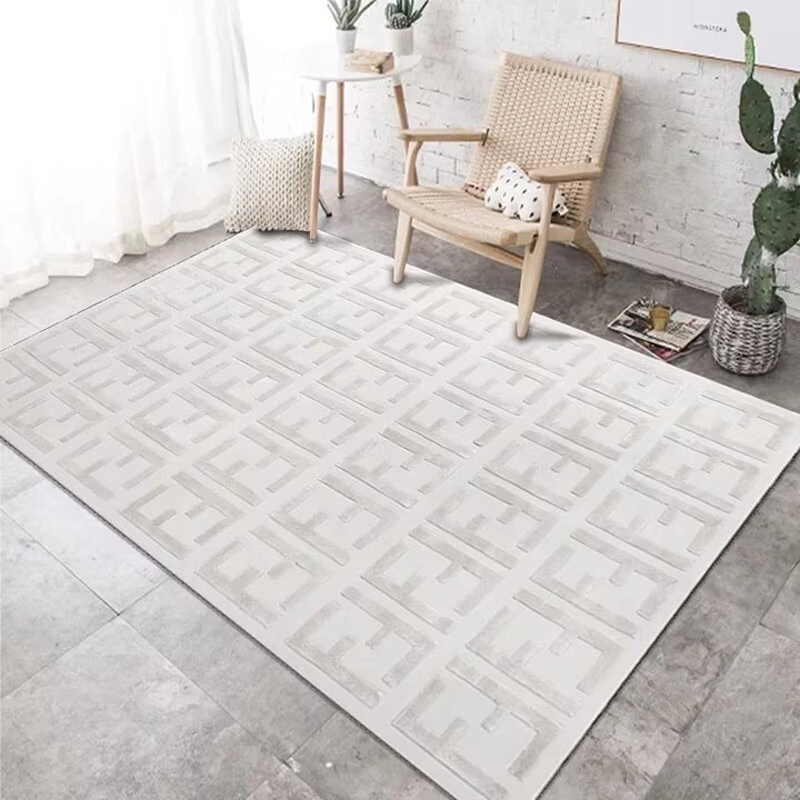 Fendi カーペット,フェンディ マット,フェンディ玄関マット,ブロックカーペット,FF ロゴカーペット,FF ロゴマット,绒毯,北欧風カーペット