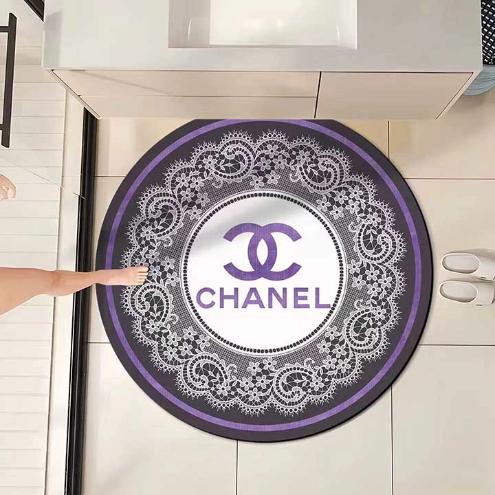  滑り止め防湿 Chanel 円形カーペット